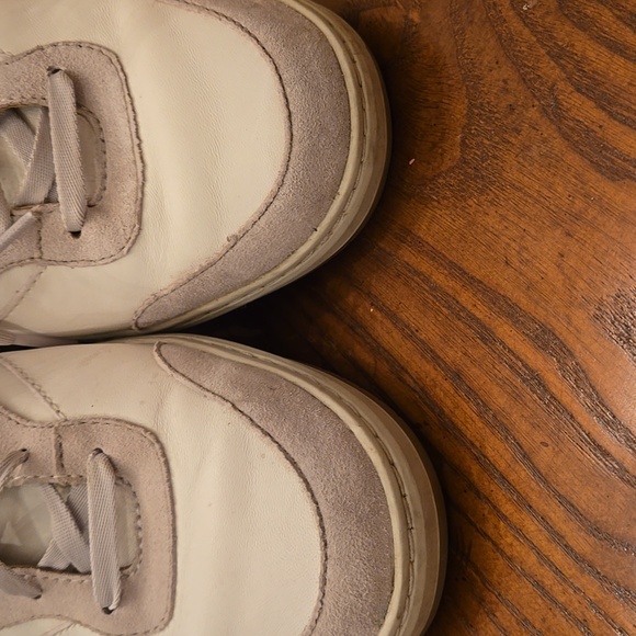 Dansko Josey White Rose Gold Leather Suede Trim Women's Sneakers Size 41 - Picture 3 of 11